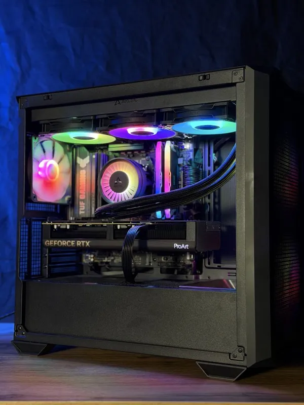 Dizayn va montaj uchun moshniy kompyuter amd 9800x3d/ RTX 5080 — фото 1