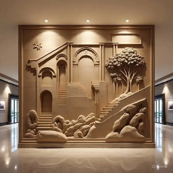 Барельеф | 3D декор стен | Эксклюзивный дизайн интерьера — фото 1