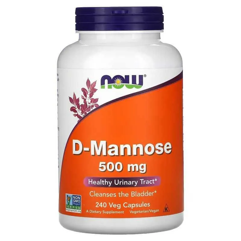 NOW Foods D-Mannose D-манноза 500 мг Д манноза d mannoza d-mannose — фото 3