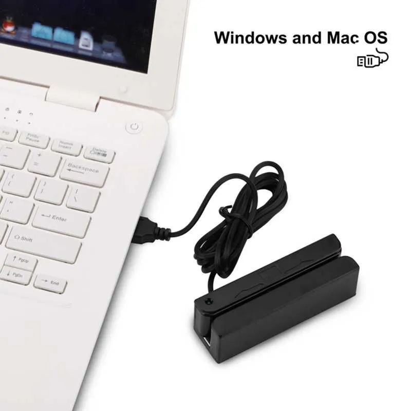Портативный считыватель магнитных карт MSR90 USB