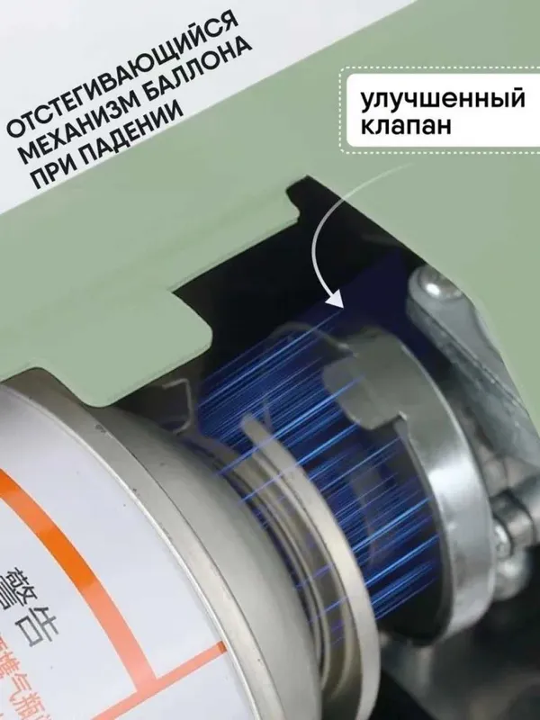 Горелка газовая, туристическая складная с пьезоподжигом 2600 Вт+чехол — фото 4 Горелка газовая, туристическая складная с пьезоподжигом 2600 Вт+чехол — фото 4
