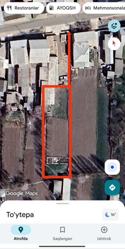 Srochna sotiladi 8 sotik quruq yer