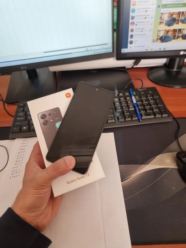 Redmi note 13 8+4/256gb ideal ochilmagan usta kurmagan aybi yuq toza — фото 2