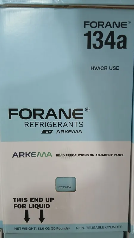 Freon R134a Arkema Forane Fransuz sifati 2