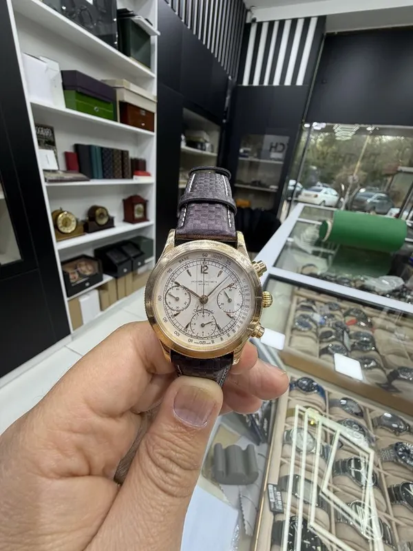 Золотые Часы Vacheron Constantin Chronograph 750Пробы 3