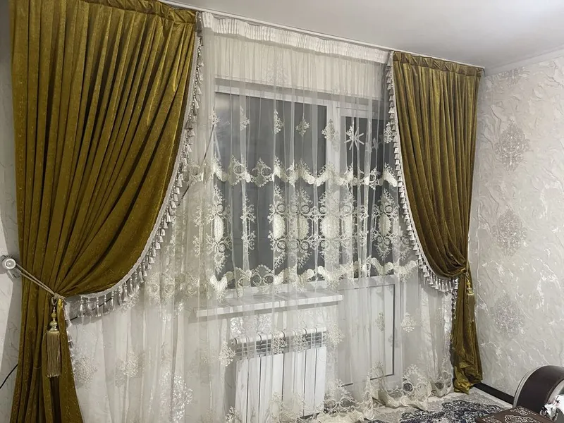 Штори комплект цена 850 тысяч парда сотилади 4