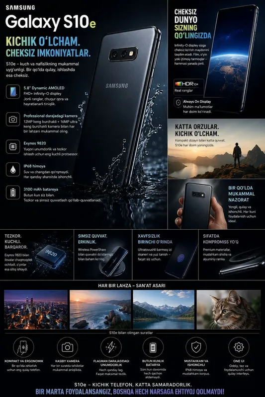 samsung s10e flagman pul kerakligi uchun sotyapman — фото 3