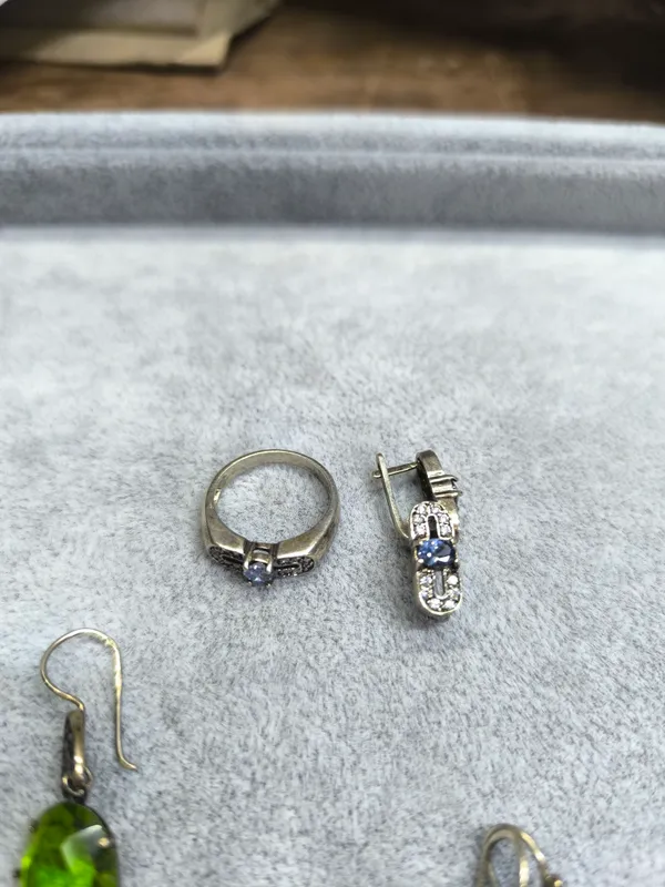 комплект из серебра 925 пробы комплект из серебра 925 пробы