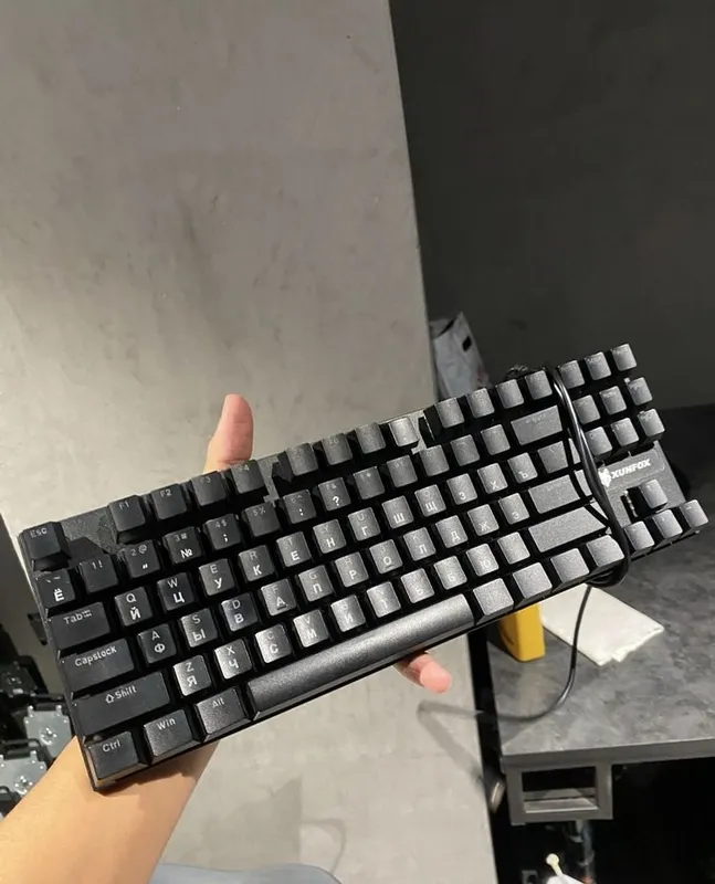 Механическая клавиатура Xunfox K80 (синие свитчи, RGB, с коробкой 3 Механическая клавиатура Xunfox K80 (синие свитчи, RGB, с коробкой 3