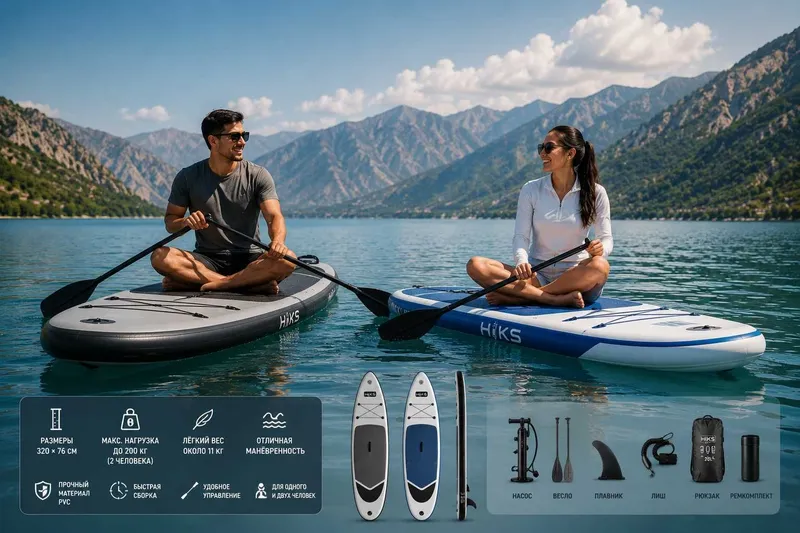 SUP Board 320×76 см | Надувной сапборд | Новый — фото 1 SUP Board 320×76 см | Надувной сапборд | Новый — фото 1