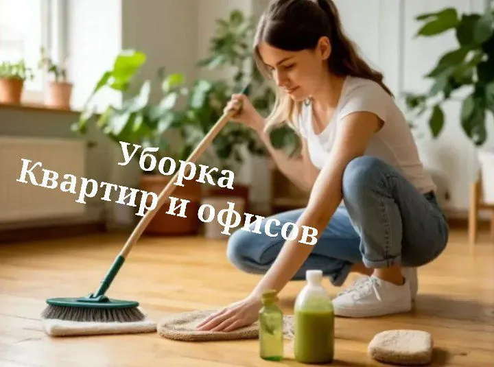 Качественная уборка квартир и офисов.