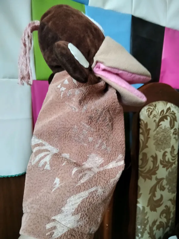 Обезьянка, игрушка, одевается на руку. — фото 2