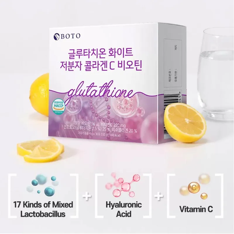 Коллаген BOTO Glutathione, пробиотики, коллаген и гиалуроновая кислота — фото 1