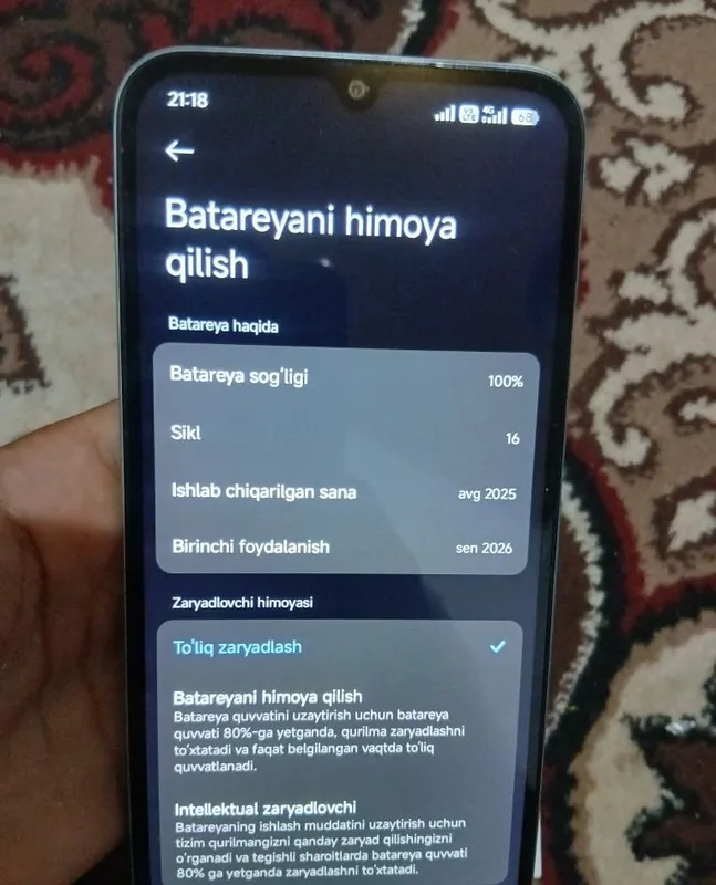 Redmi 15 C xotira 8/128GB akumlator 6000 aybi yôq yangi 2 Redmi 15 C xotira 8/128GB akumlator 6000 aybi yôq yangi 2