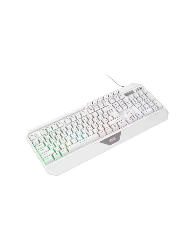 Клавиатура 2E Gaming KG315, RGB, 104 клавиш, пластик ABS, USB 2.0, белый, 2E-KG315UWT — фото 5