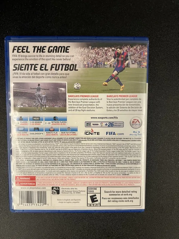 Диск Fifa 15 PS4 — фото 2