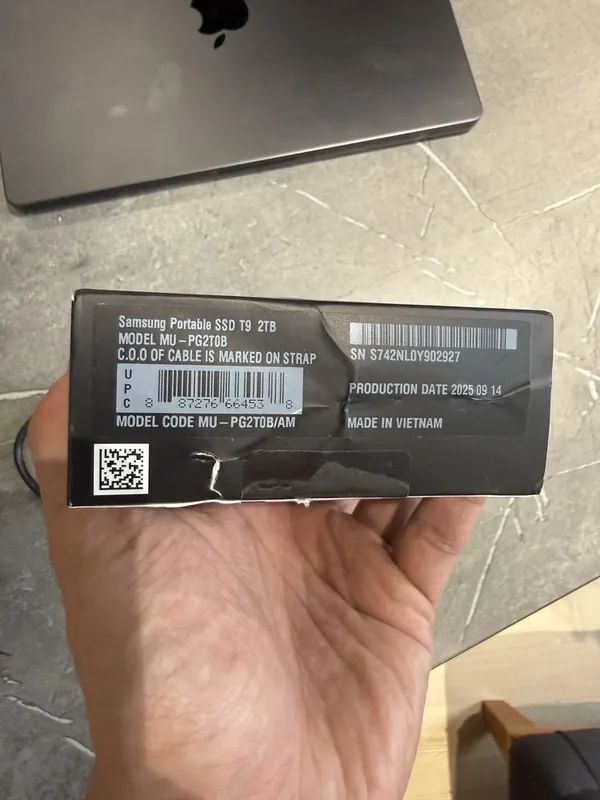 Samsung t9 2tb ssd внешний накопитель — фото 2