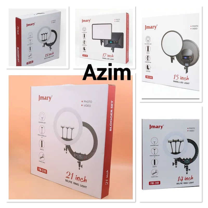 Кольцевая лампа светодиодная Jmary Lampa 21R.17R.15R.14R 1