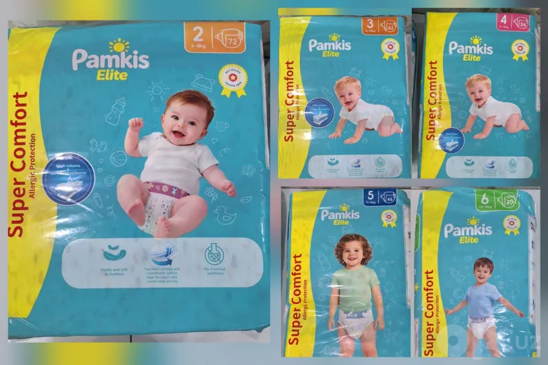 Памперсы Pamkis Elite 1 Памперсы Pamkis Elite 1