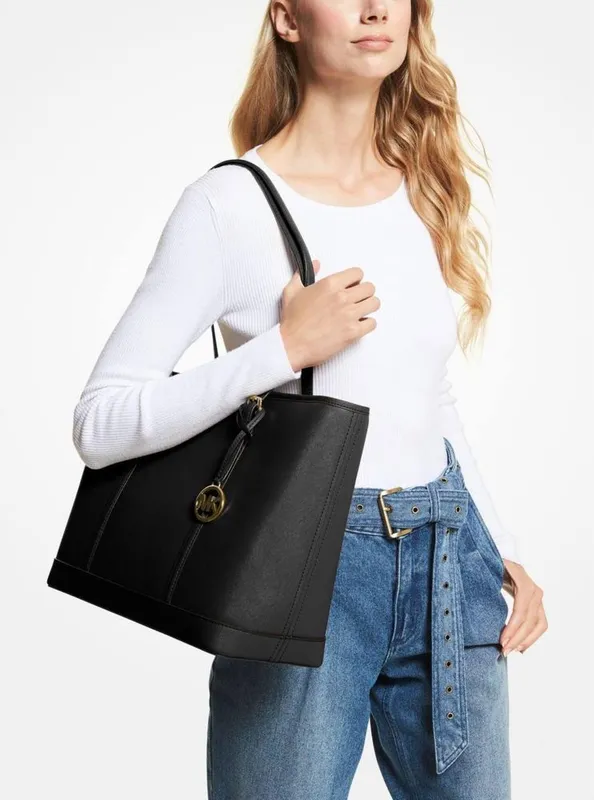 Кожаная сумка Michael Kors — фото 1