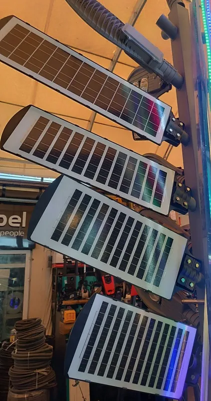 Солничний прожектор лед РКУ solar led quyosh panelli yoritgich chiroq — фото 1