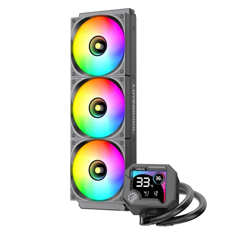 ; Водяное охлаждения для cpu LOVINGCOOL AK-03 360 ARGB digital — фото 1