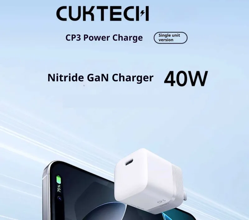 CUKTECH AC301 / CP3 GaN зарядка 40W Type-C 1 CUKTECH AC301 / CP3 GaN зарядка 40W Type-C 1