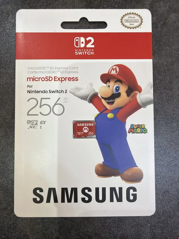 Samsung microSD Express 256GB для Nintendo Switch 2 — новые, оригинал — фото 1