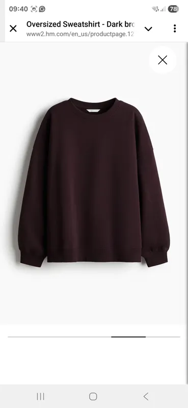 свитшот от бренда H&M