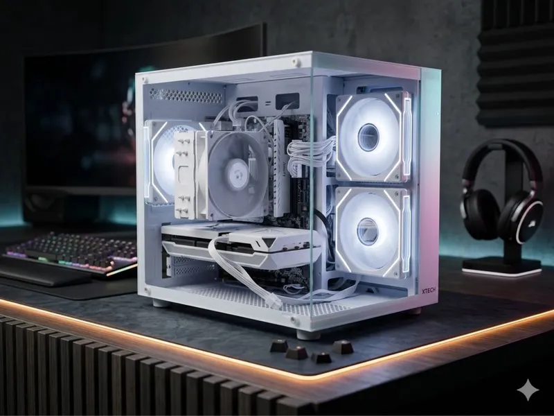 БЕЛАЯ СБОРКА ПК B550 | Ryzen 5 5600X | RTX 3060 12GB | SSD 1TB |