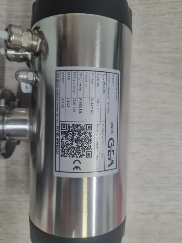 Магнитный индуктивный расходомер GEA Diessel 2 Магнитный индуктивный расходомер GEA Diessel 2