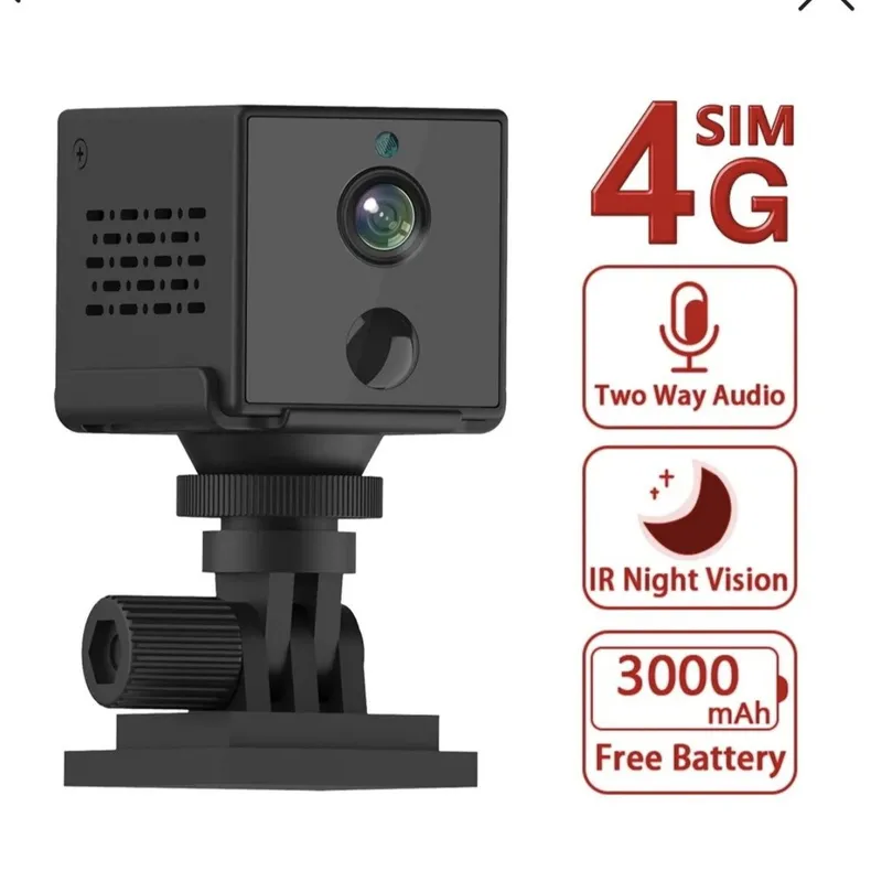 Мини камера с сим 4g , wifi 6 Мини камера с сим 4g , wifi 6