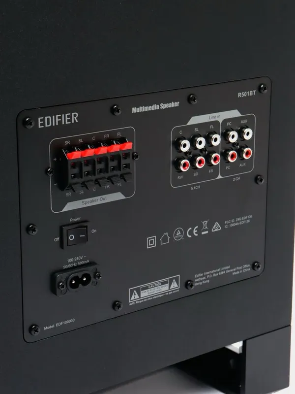 Акустическая система Edifier R501BT формата 5.1 с Bluetooth 6 Акустическая система Edifier R501BT формата 5.1 с Bluetooth 6