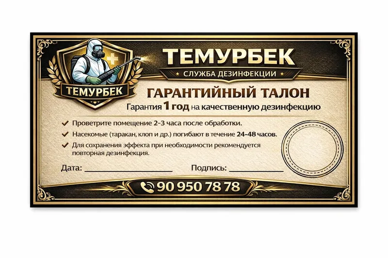 Дезинфекция от всех насекомых, вирус и бактерии. 3