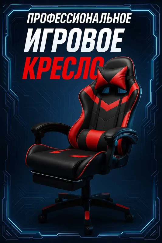 Профессиональное игровое кресло для геймеров