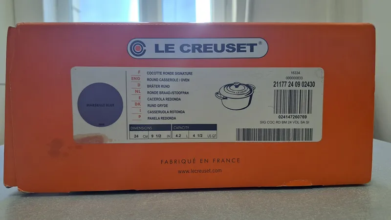 чугунный казан 4,2 л. Le Creuset France 4