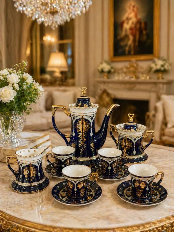 Элитный чайный сервиз HI-LUXE - идеален для подарка — фото 1