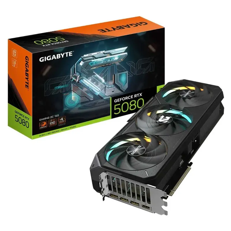 Видеокарта GIGABYTE GeForce RTX 5080 GAMING OC Видеокарта GIGABYTE GeForce RTX 5080 GAMING OC