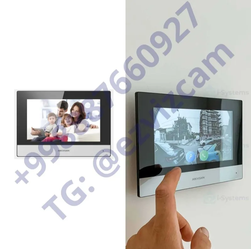 IP / Комплект видео домофон + вызывная панель Hikvision KIS603 / 603 — фото 1