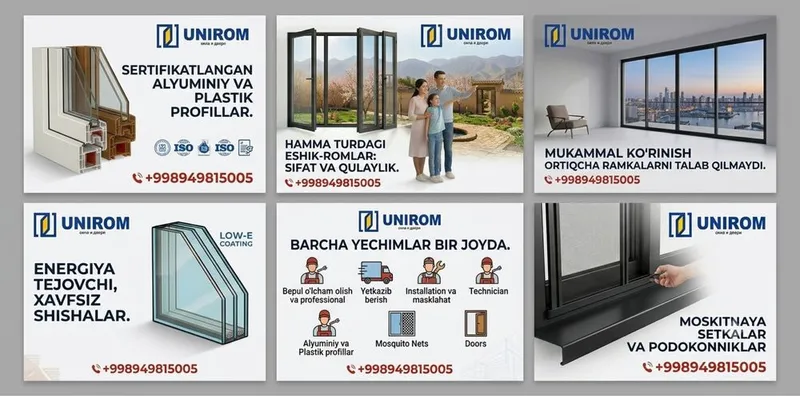 Eshik rom vitraj dush kabina jaluzi pardalar — фото 1
