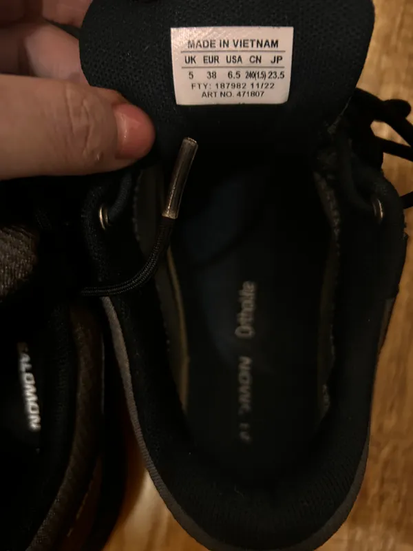 треккинговые кроссовки Salomon с мембранойGORE-TEX 3