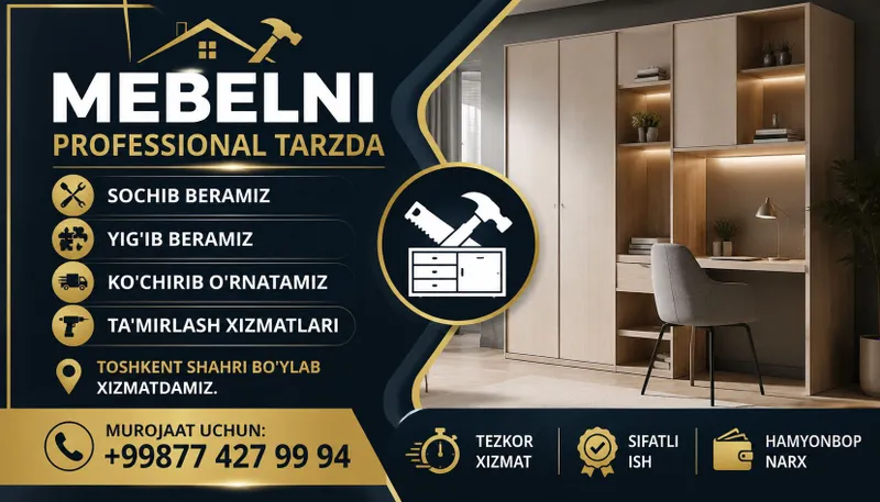 Mebel xizmatimiz mavjud 9 Mebel xizmatimiz mavjud 9