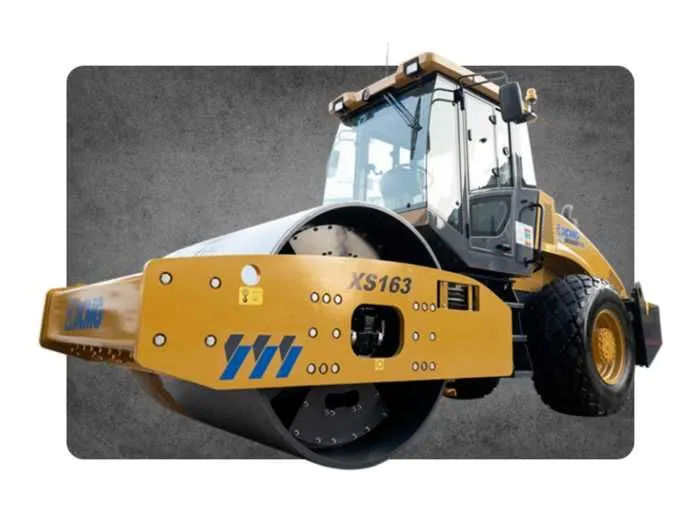 XCMG XS163 — 16-тонный гидравлический одновальцовый грунтовый каток — фото 4