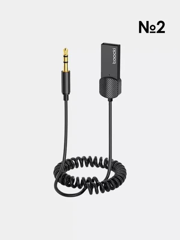 Аудио адаптер, Bluetooth-Aux, 3.5 мм, для машины 2