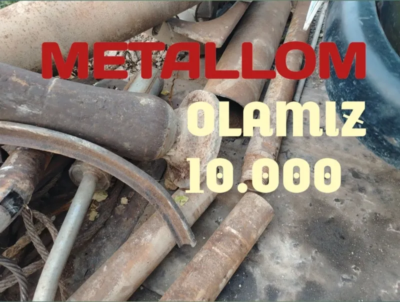 10.000 metallom temir metallom lyuboy metal olamiz 24/7
