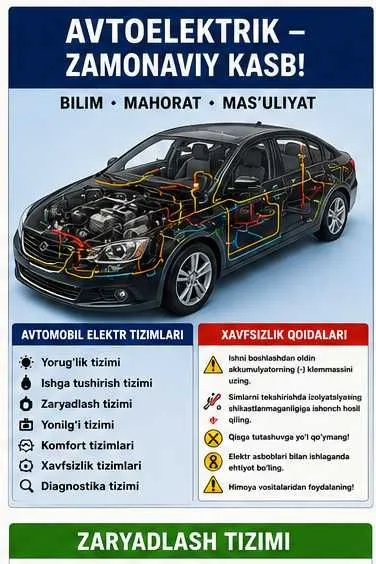 плакаты для автоэлектрикла 1