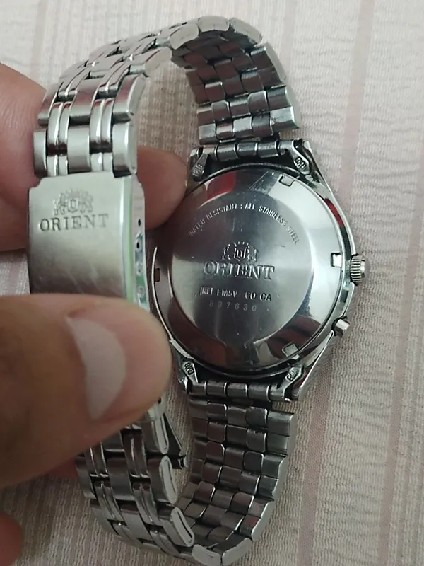 Час Ориент автоподзавод, винтажные (Orient Crystal) 4