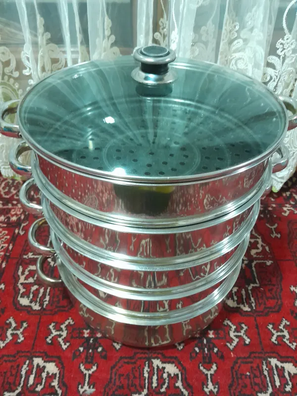Manti qasqon sotiladi nikeli 30 sm narhi 150000min 1