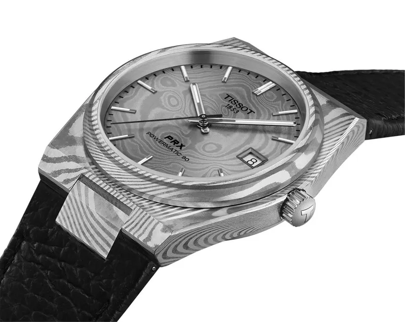 Швейцарские часы TISSOT PRX Powermatic 80 Damascus, механика — фото 2