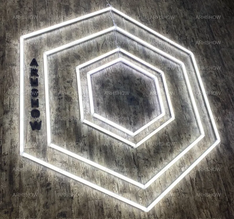 LED Hexagon Соты освещение для Barbershop/Chiroq — фото 7